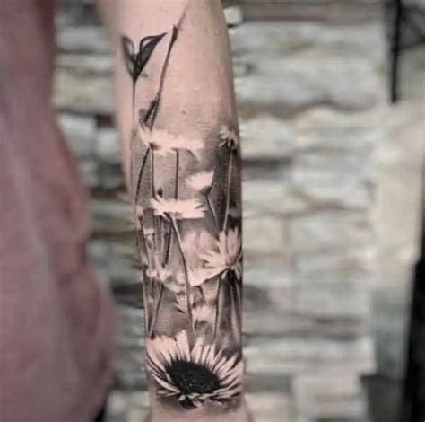 tatuaggio fiori di campo|Tatuaggio di fiori di campo